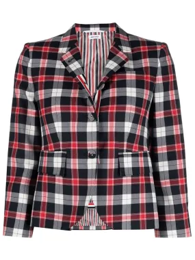 Tartan Twill High Armhole Sport Coat