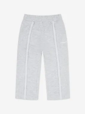 The Couture Club Kids Raw Seam Members Only Joggers in Grey