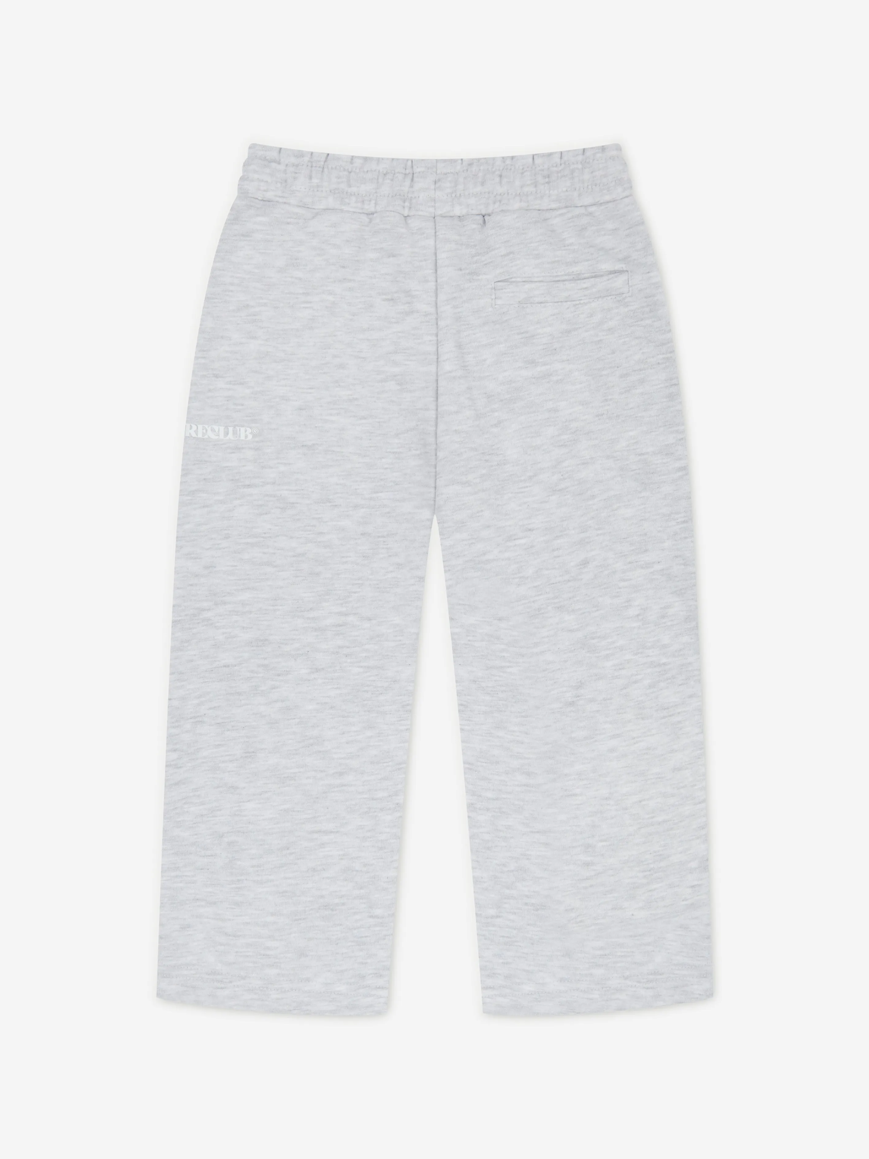 The Couture Club Kids Raw Seam Members Only Joggers in Grey