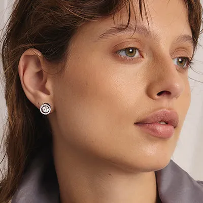 The Lab Grown Rumba Dancing Diamond Stud Earrings