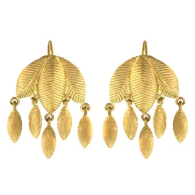 The Lotus Leaf Dangle Earring