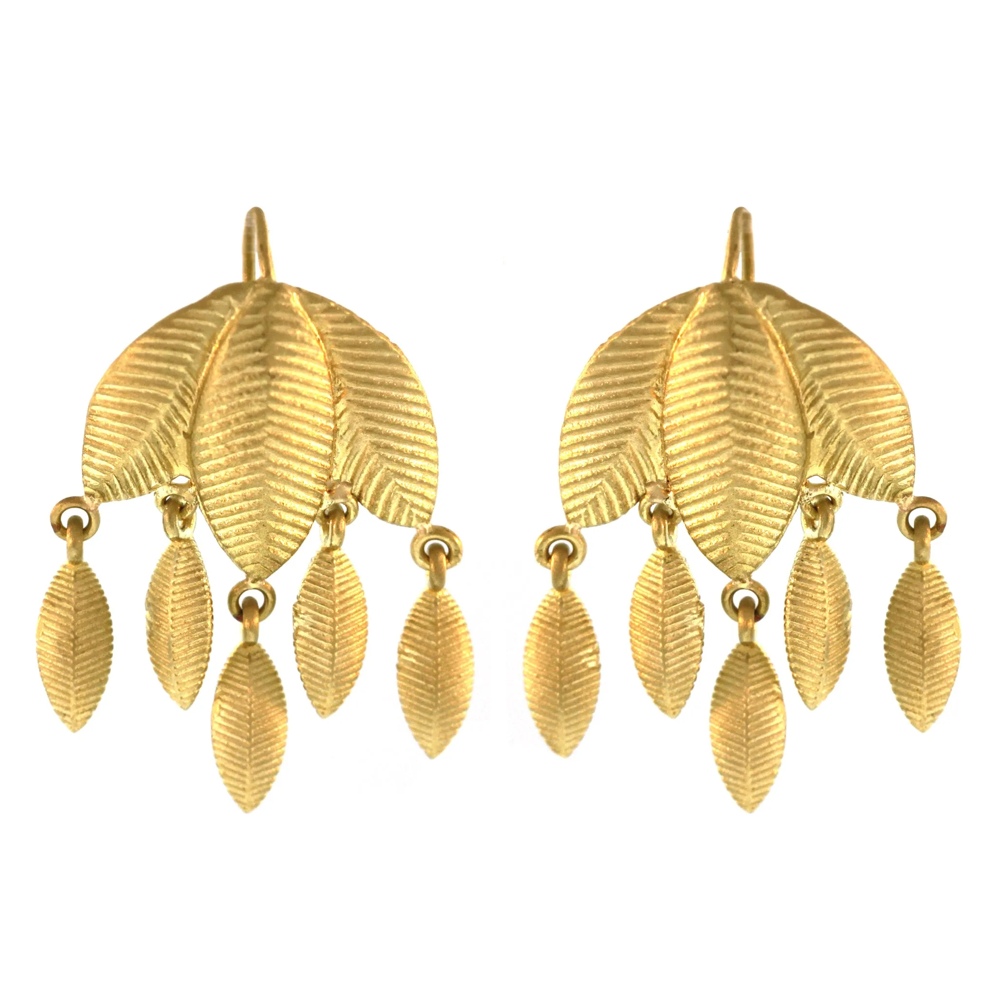 The Lotus Leaf Dangle Earring