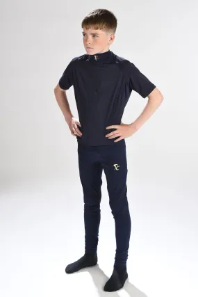 Thermal Riding Tights Navy Childrens By Pc Racewear