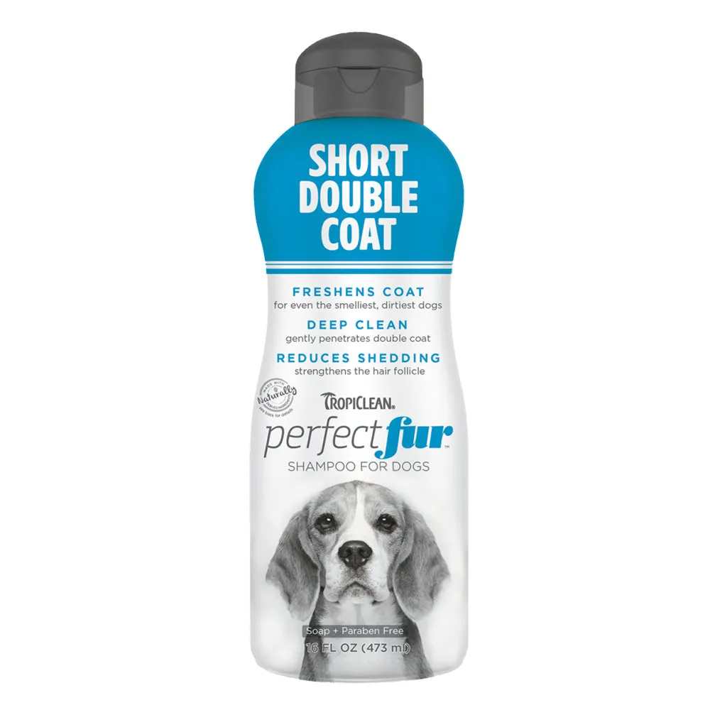 Tropiclean Perfectfur Short Double Coat Shampoo for Dogs