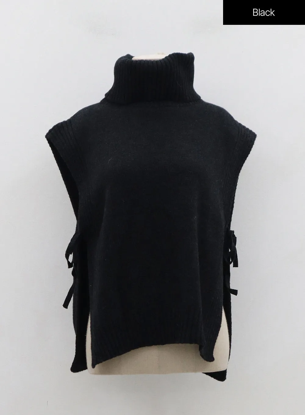 Turtleneck Cashmere Wool Vest OD01