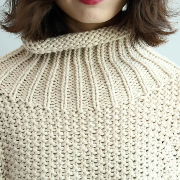 Turtleneck Knit Sweater