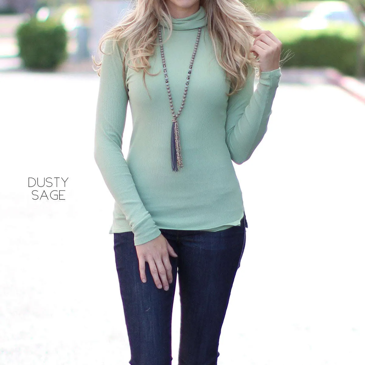 Turtleneck Layering Top