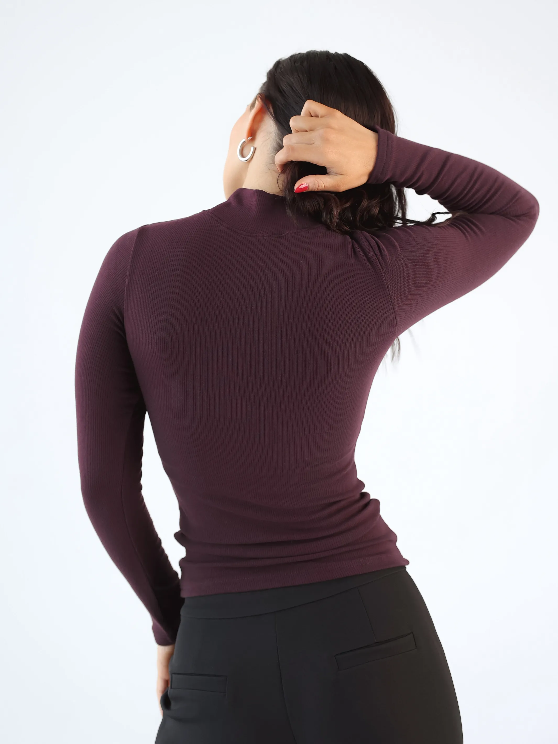 Turtleneck Long Sleeve Brami (Full Length)