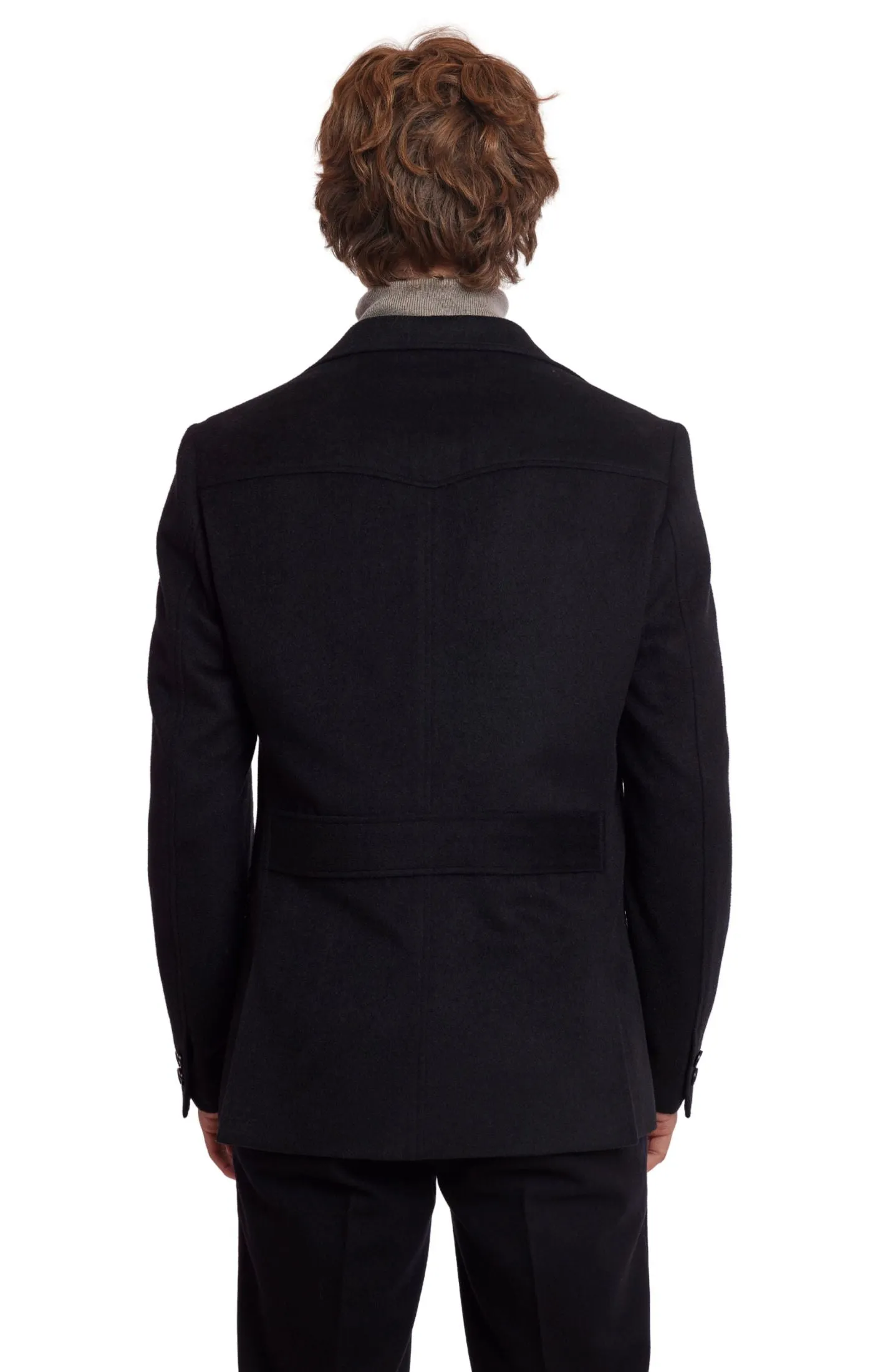 Utility Blazer - slim - Black Soft Touch