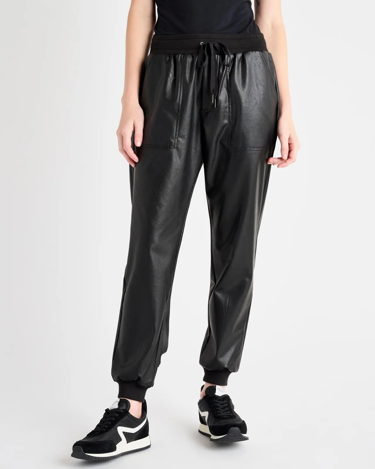 Vegan Leather Jogger