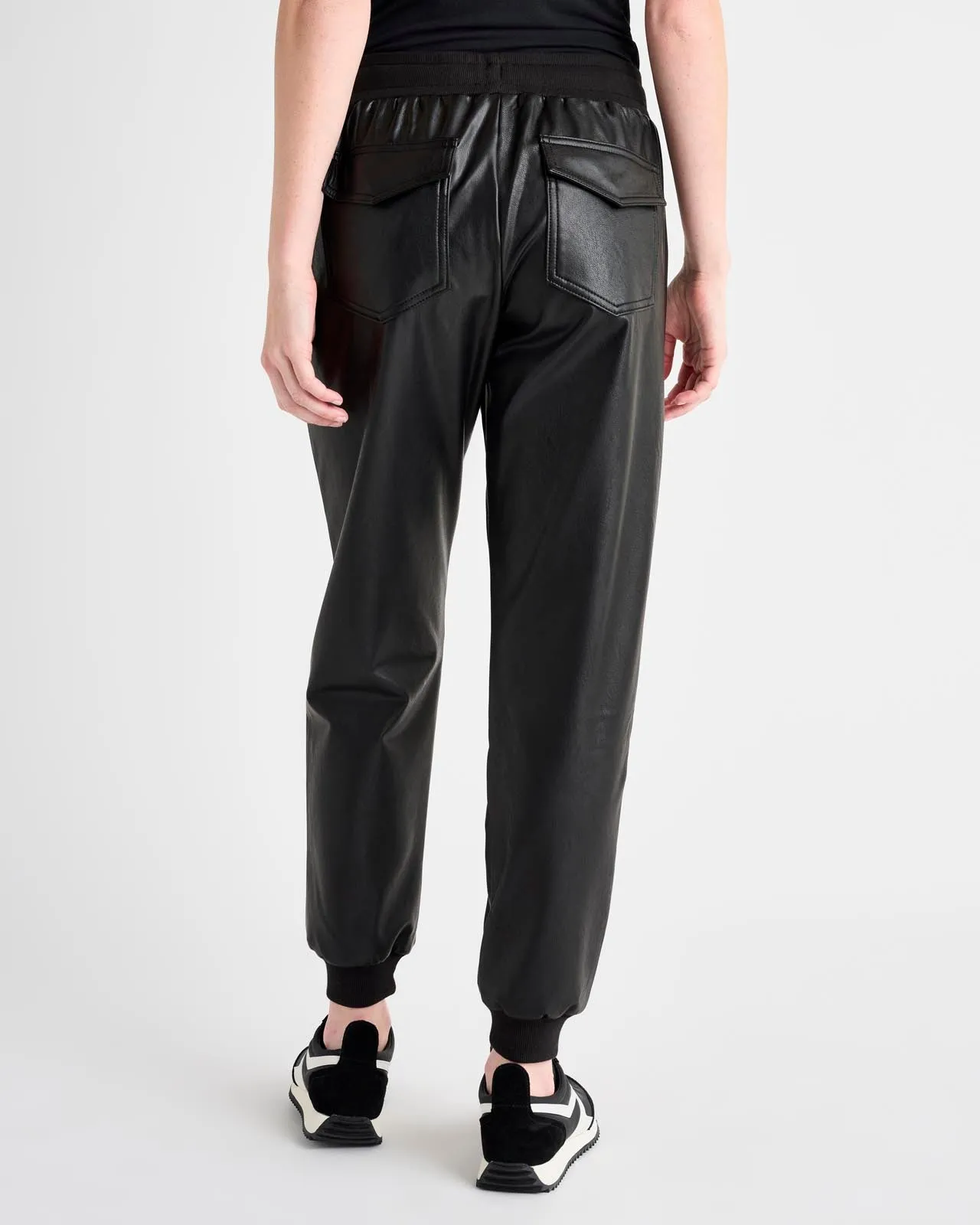 Vegan Leather Jogger