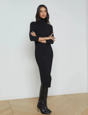 Violetta Turtleneck Knit Dress