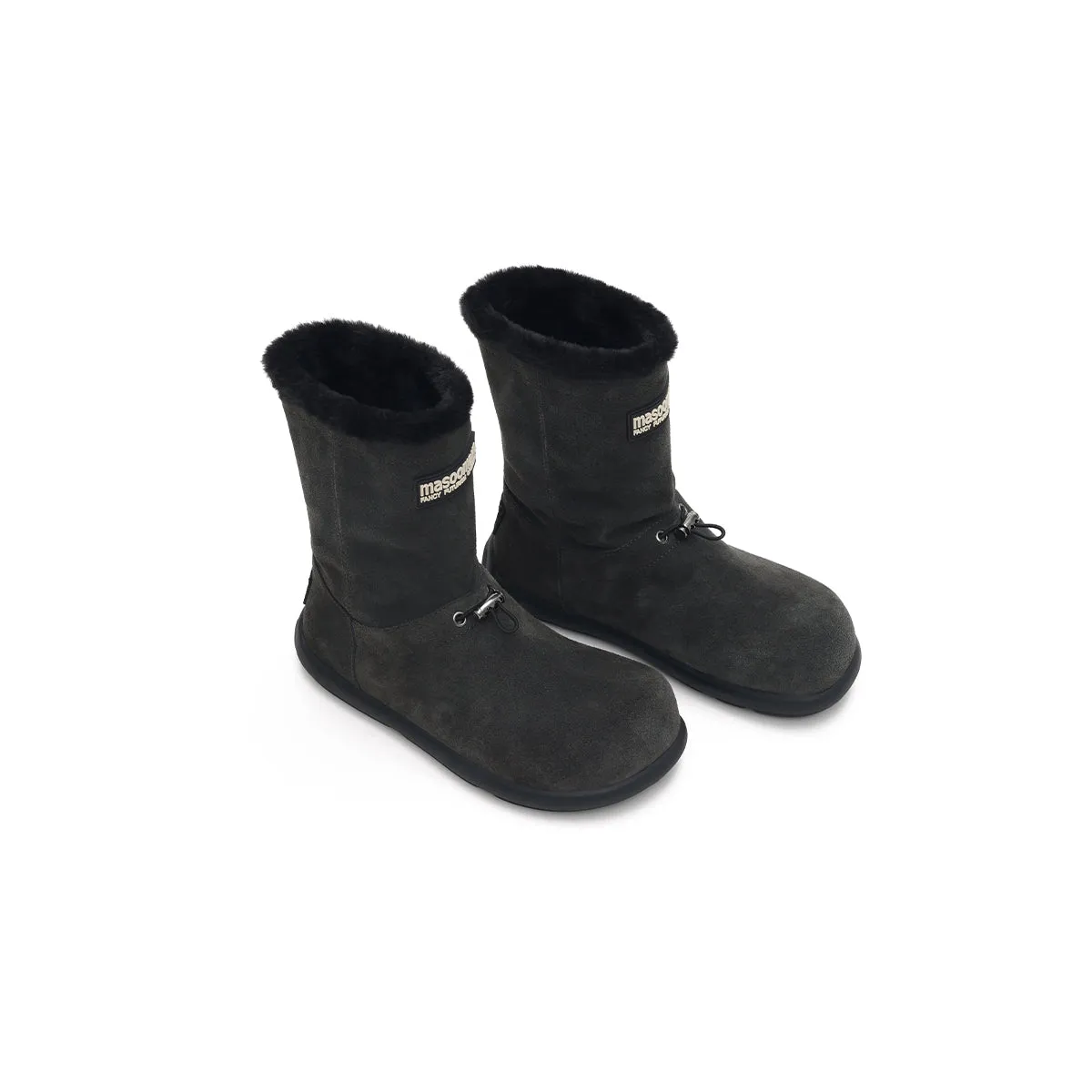 Warm Fleece-Lined Flat Snow Boots