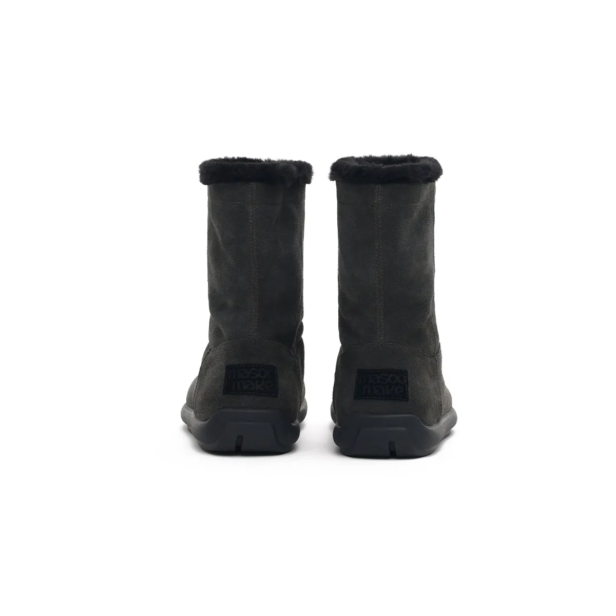 Warm Fleece-Lined Flat Snow Boots