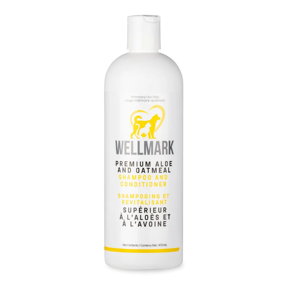 Wellmark Premium Aloe and Oatmeal for Dogs & Cats - 473ml