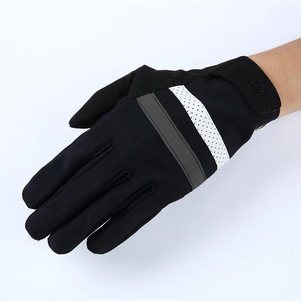 YKYW MTB Road Cycling Thermal Fleece Full Finger Gloves Windproof Waterproof Absorbing Anti-Slip XRD Technology Shockproof Reflective 4 Colors