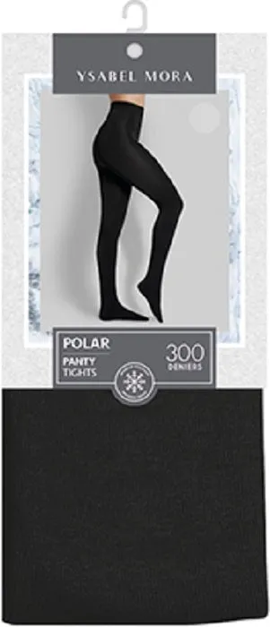 Ysabel Mora 300 Denier Polar Thermal Plush Fleece Lined Tights